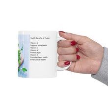 Load image into Gallery viewer, A Cup Of Healing with Parsley, Ceramic Mug 11oz