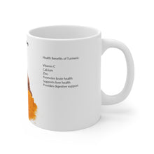 Load image into Gallery viewer, A Cup Of Healing with Turmeric, Ceramic Mug 11oz