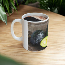 Load image into Gallery viewer, A Cup Of Healing With Avocado - Ceramic Mug 11oz
