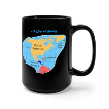 Load image into Gallery viewer, A Cup Of Healing for North America, a beautiful black ceramic 15oz mug
