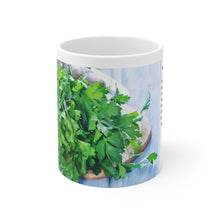 Load image into Gallery viewer, A Cup Of Healing with Parsley, Ceramic Mug 11oz
