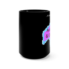 Load image into Gallery viewer, A Cup of Healing for Australia and Oceania, a beautiful black ceramic 15oz mug
