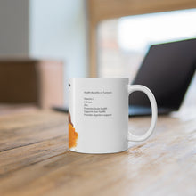 Load image into Gallery viewer, A Cup Of Healing with Turmeric, Ceramic Mug 11oz
