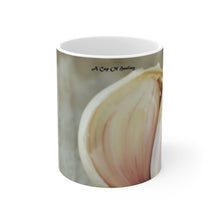 Load image into Gallery viewer, A Cup Of Healing With Garlic, Ceramic Mug, 11oz
