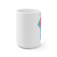 Load image into Gallery viewer, A Cup Of Healing for South America, a beautiful white ceramic 15 oz mug
