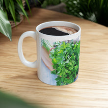 Load image into Gallery viewer, A Cup Of Healing with Parsley, Ceramic Mug 11oz
