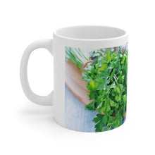 Load image into Gallery viewer, A Cup Of Healing with Parsley, Ceramic Mug 11oz
